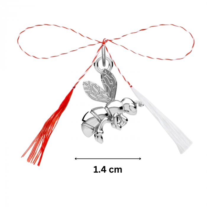 Pandantiv martisor din argint, albinuta, ambalaj inclus [2]