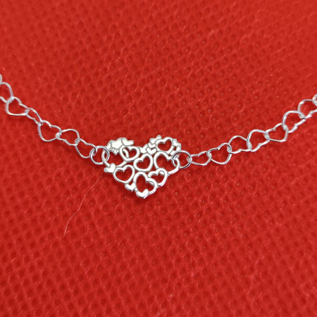 Bratara din argint, Made of Hearts [2]