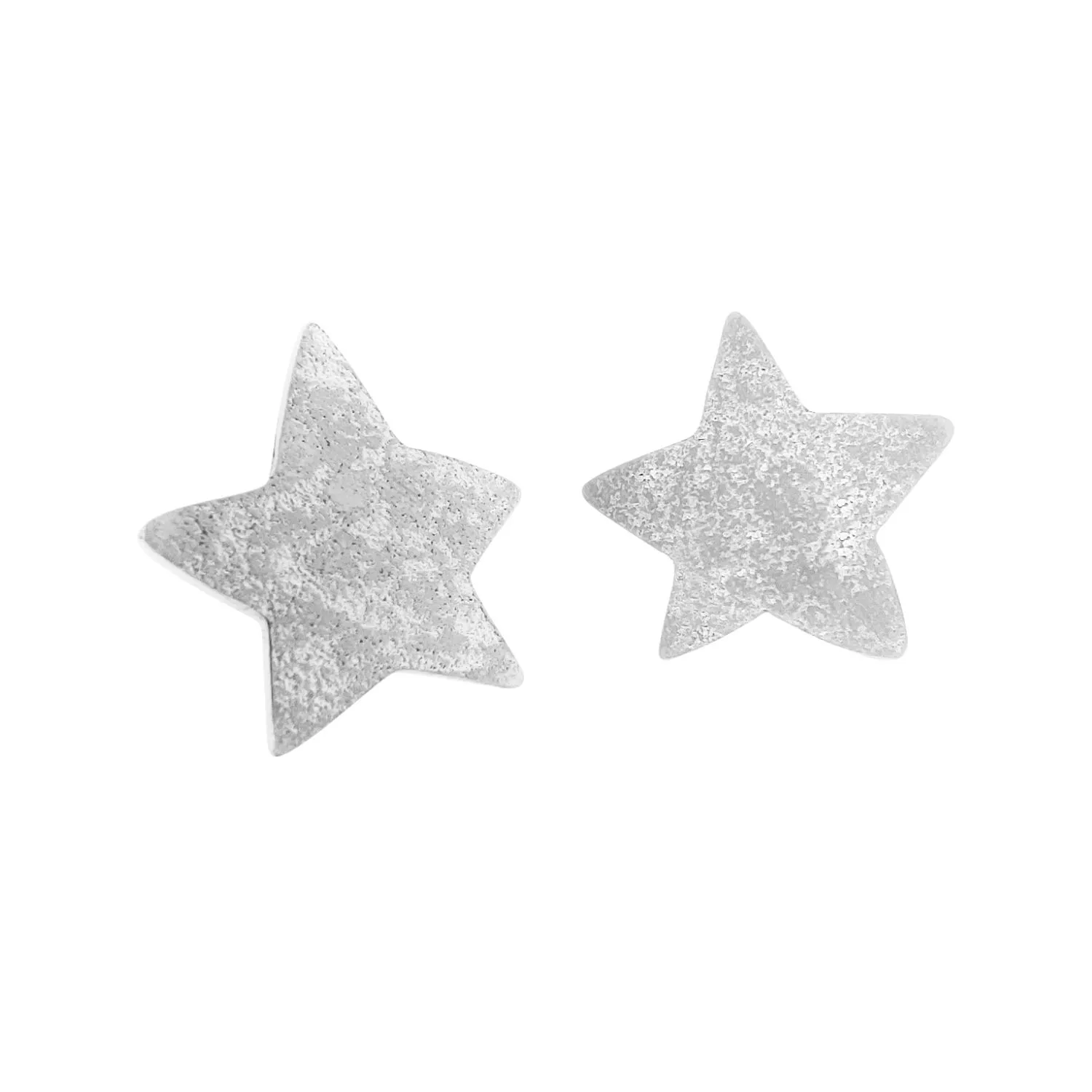 Cercei - Cercei din argint, cu tija, stele Stardust Mini