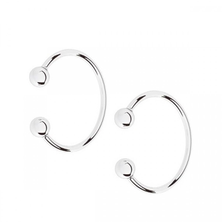 Cercei ear cuff din argint, 13mm