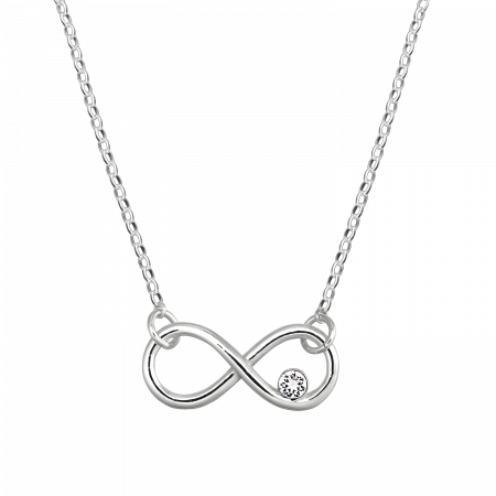 Coliere - Colier din argint, Infinity Sparks