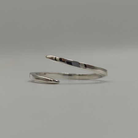 Inel minimalist Lolit argint 925, marime reglabila, grosime 1.5mm [2]