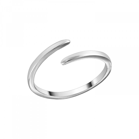 Inele - Inel minimalist Lolit argint 925, marime reglabila, grosime 1.5mm