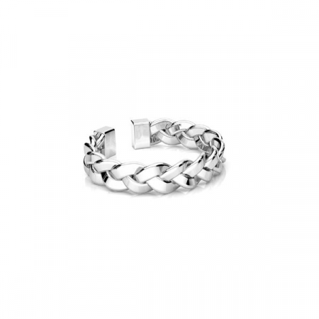 Inel Woven Ring din argint 925 placat cu platina, reglabil [1]