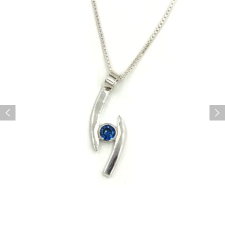 Minimalist - Pandantiv Evil Eye, argint 925