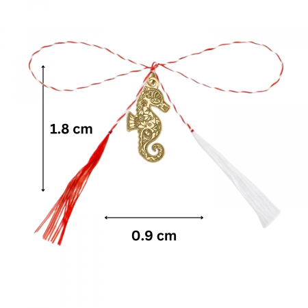 Pandantiv martisor din argint aurit, calut de mare Mandala, ambalaj inclus [3]
