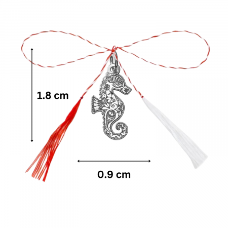 Pandantiv martisor din argint, calut de mare Mandala, ambalaj inclus [3]