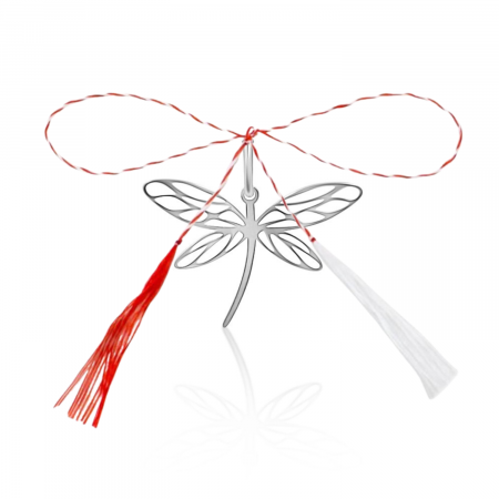 Colectii - Pandantiv martisor din argint, libelula