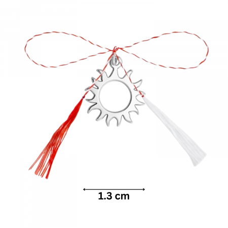 Pandantiv martisor din argint, soare decupat, ambalaj inclus [1]