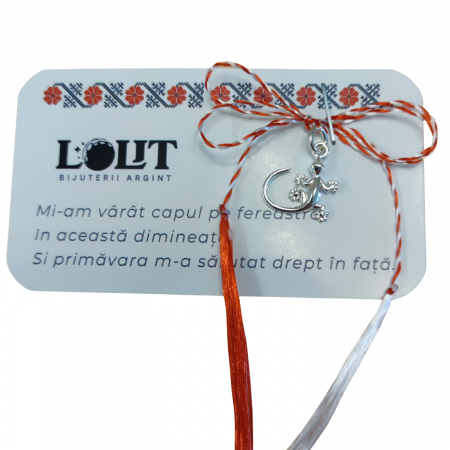 Pandantiv martisor din argint, soparla, ambalaj inclus [1]