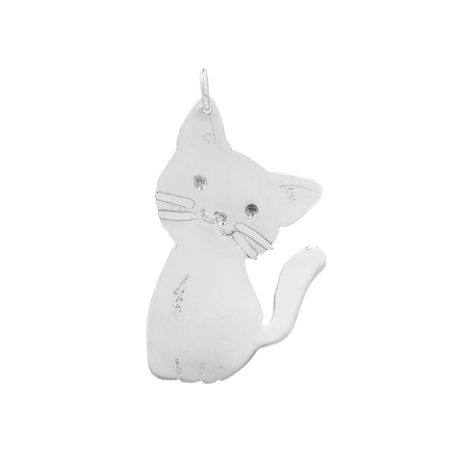 Pandantive - Pandantiv unicat din argint, A Whisker Away