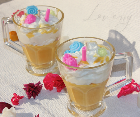 Lumânări parfumate în recipiente - Latte Candle