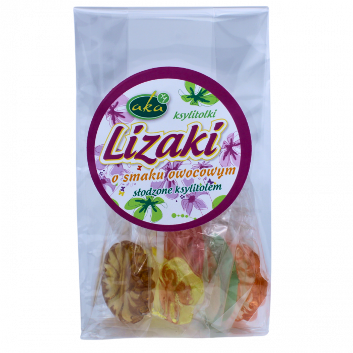 Acadele fara zahar, cu xilitol si aroma de fructe, 5x10g - AKA [2]