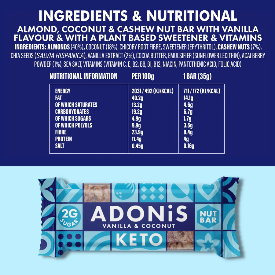 Baton keto cu alune, vanilie si nuca de cocos [4]