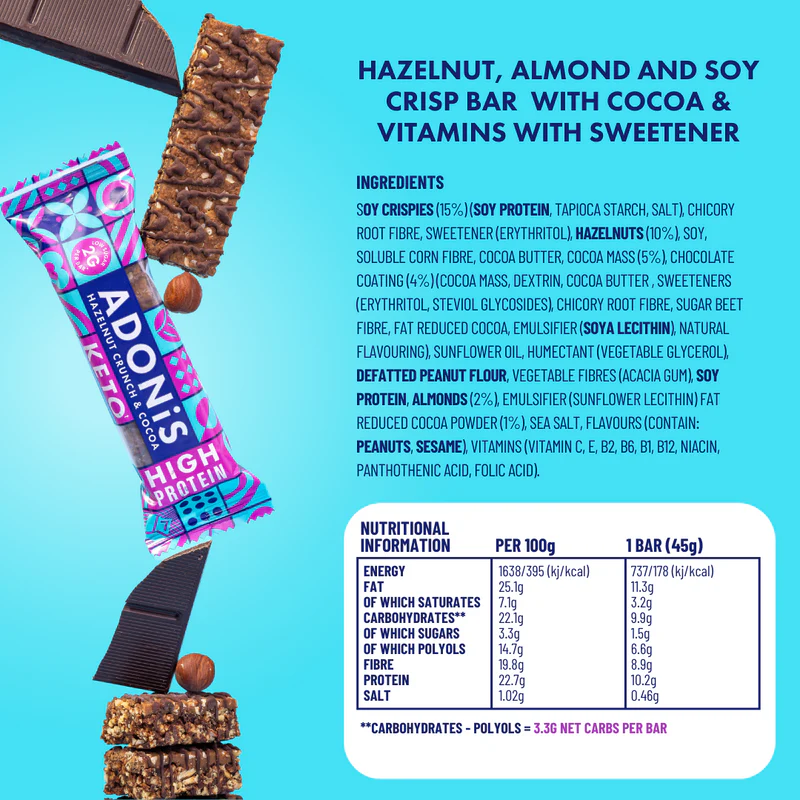 Baton ​​​​keto cu alune crocante si cacao [4]