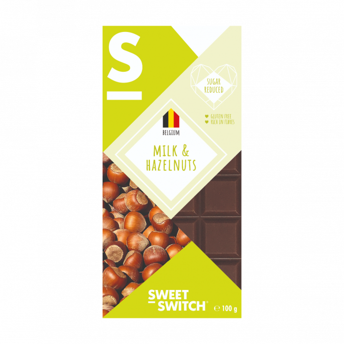 Ciocolata belgiana cu lapte si alune de padure [2]