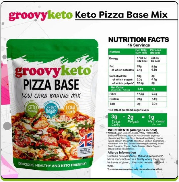 Mix Blat pentru pizza Groovy Keto [3]