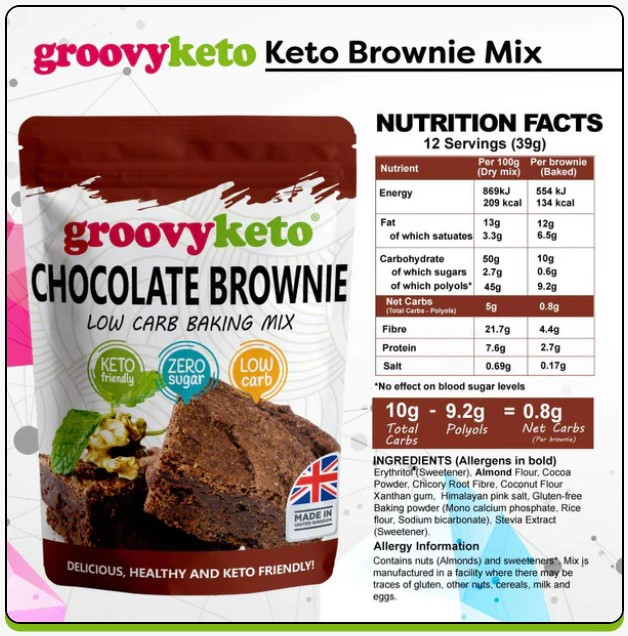 mix keto brownie cu ciocolata [3]