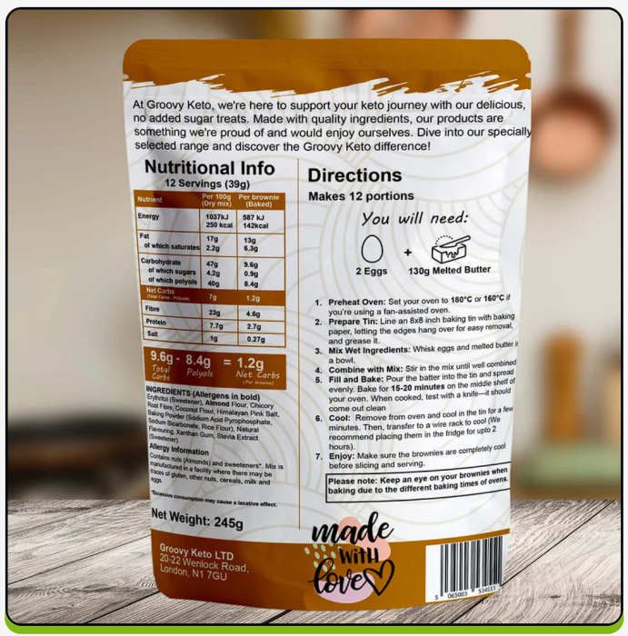 Mix Keto Prajitura cu Caramel sarat [2]