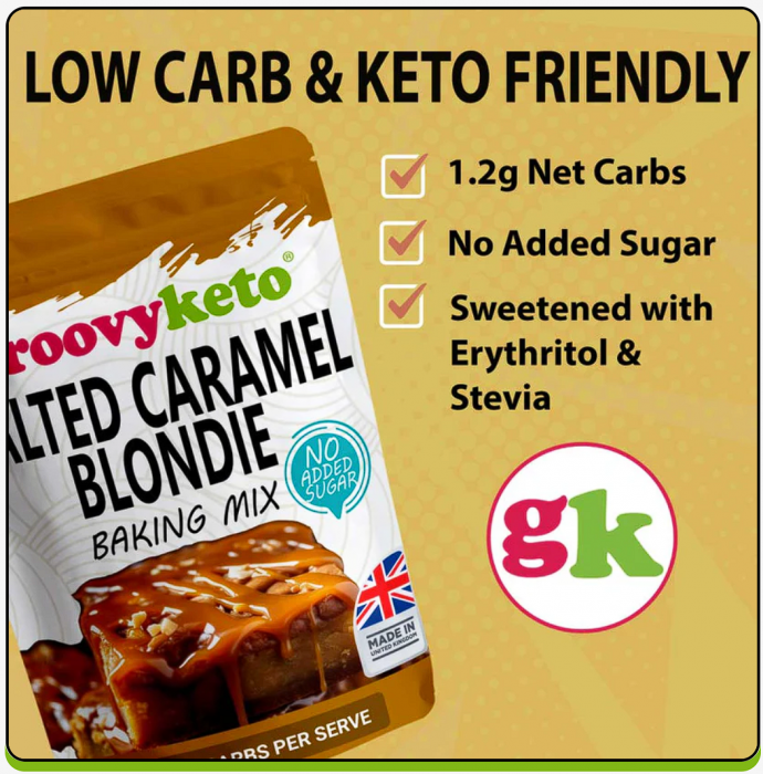 Mix Keto Prajitura cu Caramel sarat [3]
