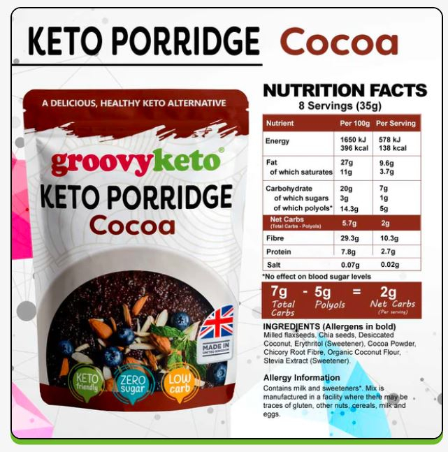 Porridge keto cacao [3]