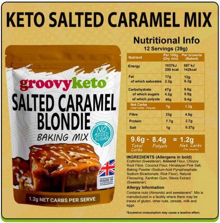 Mix Keto Prajitura cu Caramel sarat [3]