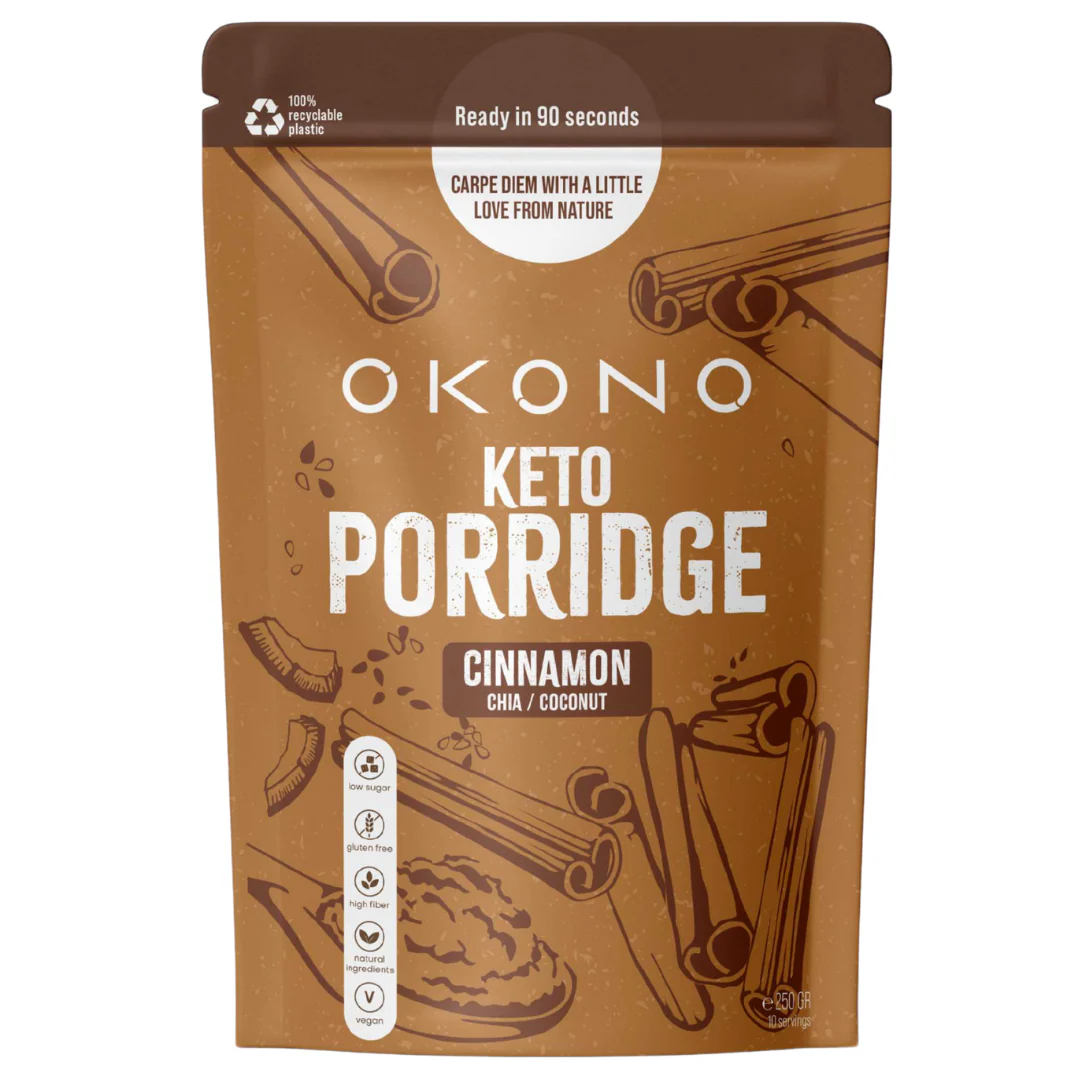 Granola-Cereale & Porridge - Porridge Keto cu Scorțisoară