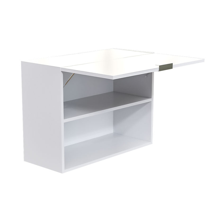 Corp bucătărie suspendat Lucmi – Alb Mat, PAL 18 mm, 1 poliță, 80 x 35 x 60(h)cm, usa cu amortizor [3]