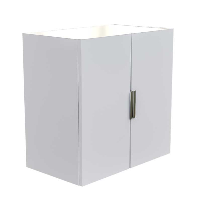 Corp bucătărie suspendat Lucmi – Alb Mat, PAL 18 mm, 2 polite, 60 x 35 x 60(h)cm, 2 usi [2]