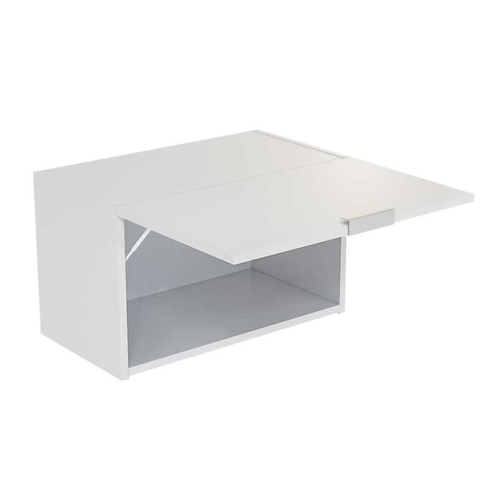 Corp bucătărie suspendat Lucmi – Alb Mat, PAL 18 mm, 63 x 35 x 38(h)cm, usa cu amortizor [3]