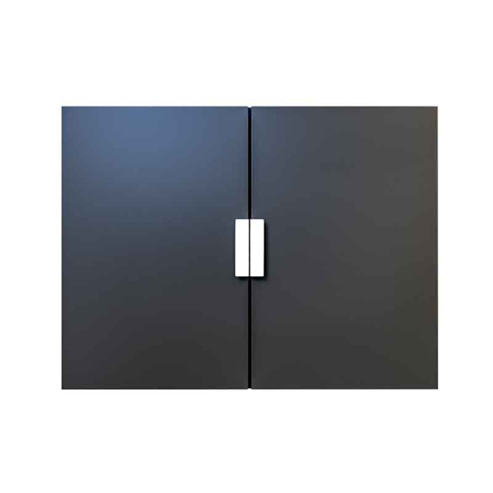Corp bucătărie suspendat Lucmi – Negru Mat, PAL 18 mm, 1 poliță [2]