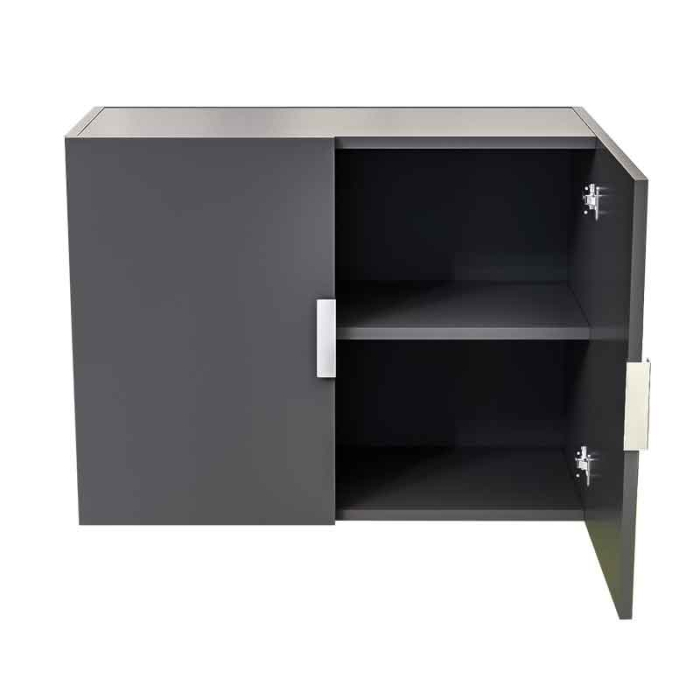 Corp bucătărie suspendat Lucmi – Negru Mat, PAL 18 mm, 1 poliță [5]