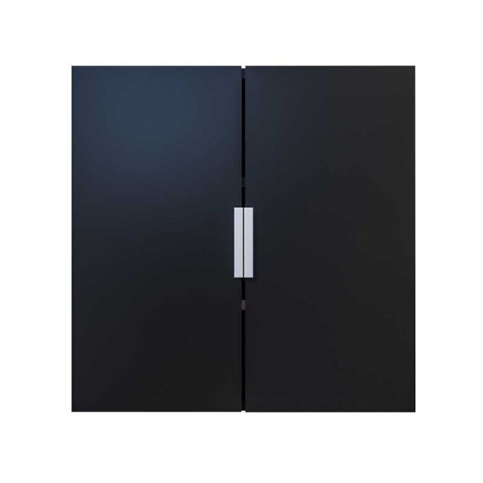 Corp bucătărie suspendat Lucmi – Negru Mat, PAL 18 mm, 2 polite, 60 x 35 x 60(h)cm, 2 usi [2]