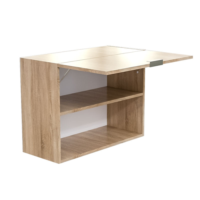 Corp bucătărie suspendat Lucmi – Stejar Natur, PAL 18 mm, 1 poliță, 80 x 35 x 60(h)cm, usa cu amortizor [3]