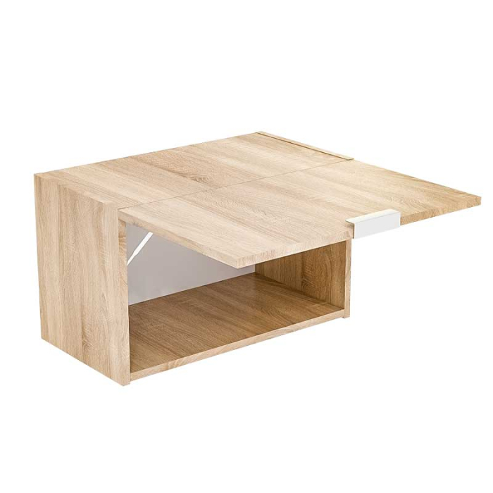 Corp bucătărie suspendat Lucmi – Stejar Natur, PAL 18 mm, 63 x 35 x 38(h)cm, usa cu amortizor [3]