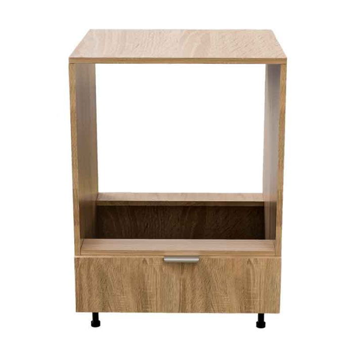 Corp inferior bucătărie pentru cuptor incorporabil, cu spațiu depozitare, 48x63.6x90 cm – Stejar Natur, PAL 18 mm, Lucmi [5]