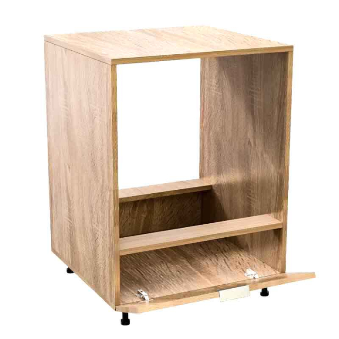 Corp inferior bucătărie pentru cuptor incorporabil, cu spațiu depozitare, 48x63.6x90 cm – Stejar Natur, PAL 18 mm, Lucmi [3]