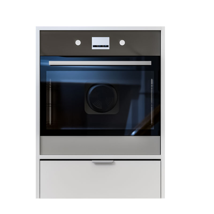 Corp Inferior pentru Cuptor incorporabil, Lucmi, PAL 18mm, Cant ABS 2mm, Alb Mat, cu spatiu depozitare, 48(a) x 63.6( L) x 80(h)cm [3]