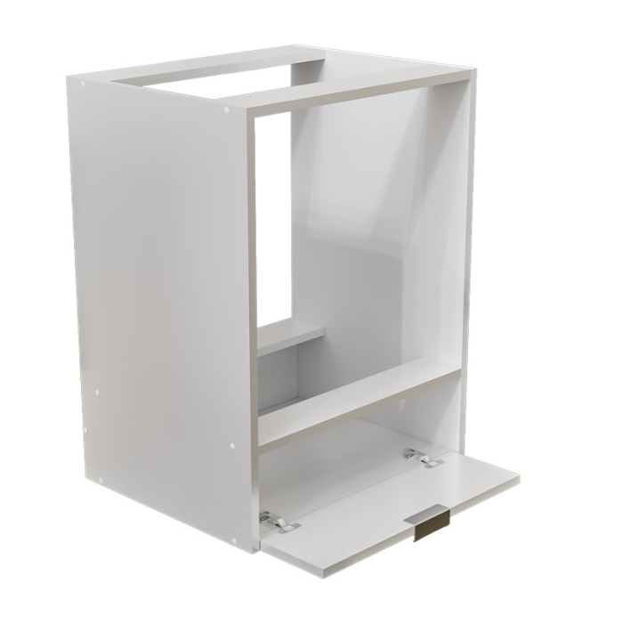 Corp Inferior pentru Cuptor incorporabil, Lucmi, PAL 18mm, Cant ABS 2mm, Alb Mat, cu spatiu depozitare, 48(a) x 63.6( L) x 80(h)cm [5]