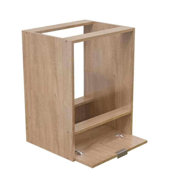 Corp Inferior pentru Cuptor incorporabil, Lucmi, PAL 18mm, Cant ABS 2mm, Stejar Natur, cu spatiu depozitare, 48(a) x 63.6( L) x 80(h)cm [7]
