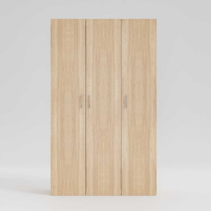 Dressing cu cu 3 usi,Lucmi, PAL melaminat 18mm, Egger Stejar natur, 120 x 50 x 200(h)cm [2]