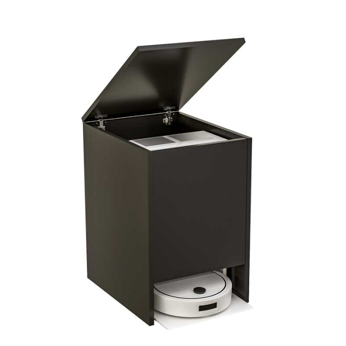 Dulap  Aspirator, Lucmi, Pal 18mm, Cand ABS 2mm, Negru Mat, 40 x 51.8 x 61.8(h)cm [3]