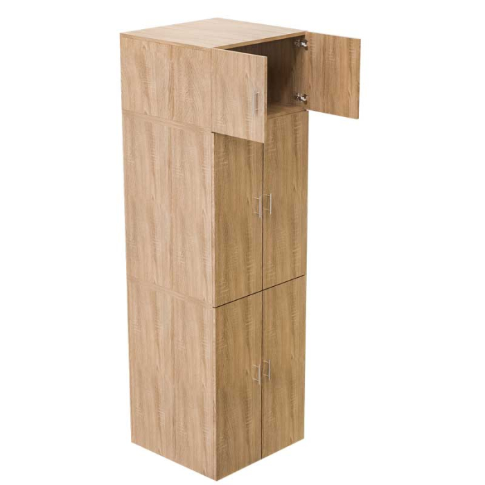 Dulap depozitare Detergent, Pal 18mm, Stejar Natur, Cant abs 2mm, 2 usi, 70.6 x 66.8 x 41.2(h)cm [6]