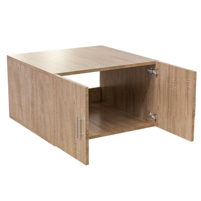 Dulap depozitare Detergent, Pal 18mm, Stejar Natur, Cant abs 2mm, 2 usi, 70.6 x 66.8 x 41.2(h)cm [4]