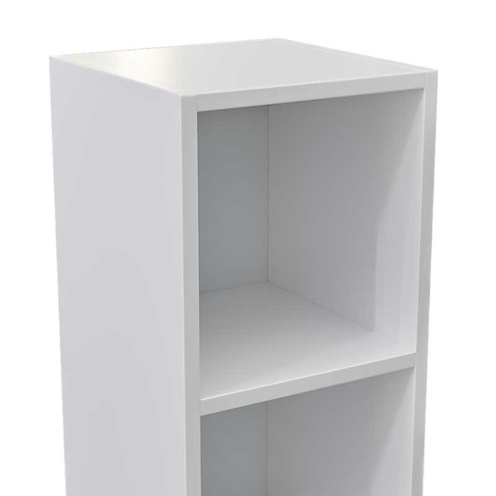 Etajera, Lucmi, PAL melaminat 18mm,Cant ABS 2mm Alb Mat, 4 rafturi , 30x30x125(h) cm [5]