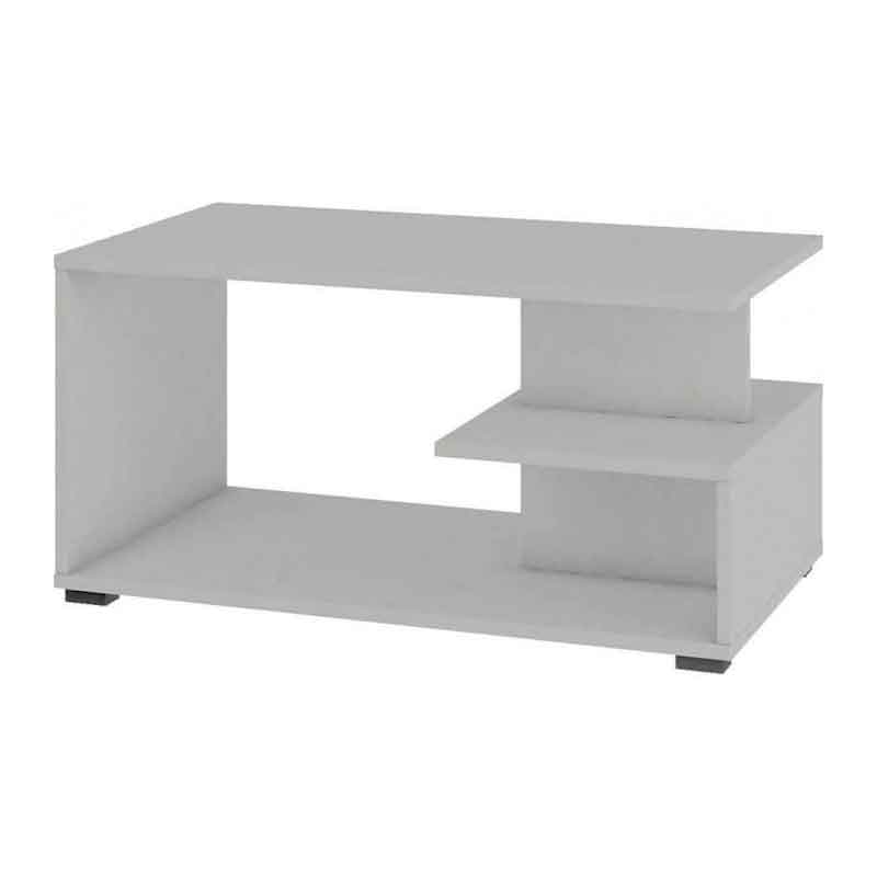 Masa de cafea, pal laminat, alb, 90x51x45 cm [3]