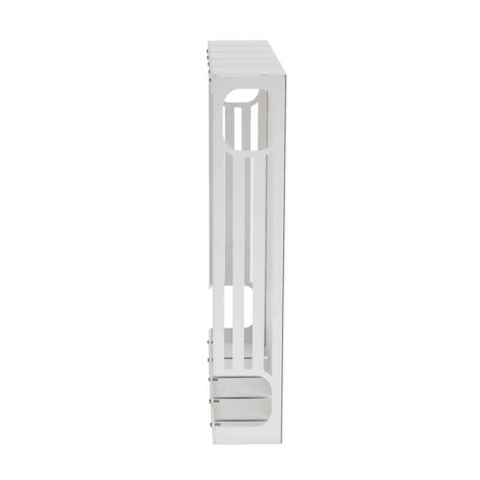 Masca modulara pentru calorifer Lucmi,  Tabla OL 2mm vopsita in camp electrostatic ALB MAT, 55 x 12 x63(h)cm [3]