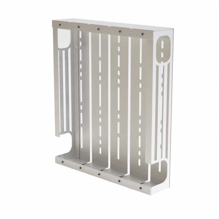 Masca modulara pentru calorifer Lucmi,  Tabla OL 2mm vopsita in camp electrostatic ALB MAT, 55 x 12 x63(h)cm [4]