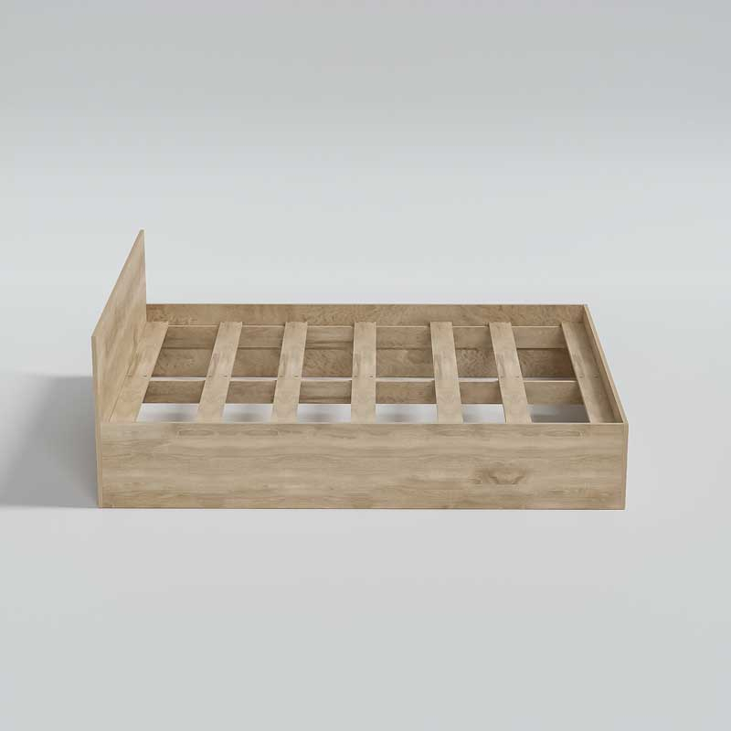 Pat LUCMI 160 x 200 , PAL MELAMINAT EGGER STEJAR, SUPORT SALTEA INCULS [3]