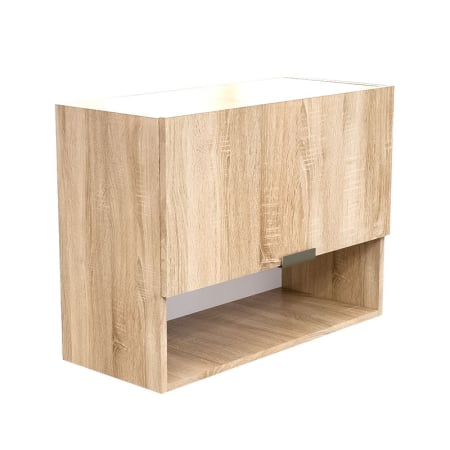 Corpuri Modulare Bucatarie - Corp bucătărie suspendat Lucmi – Stejar Natur, PAL 18 mm, 1 poliță, 80 x 35 x 60(h)cm, usa cu amortizor